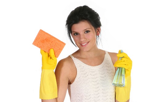 Eco-friendly office cleaning tools and supplies