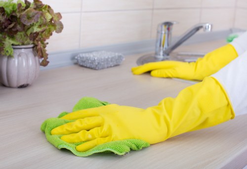 Deep cleaning of bathroom as part of move in cleaning