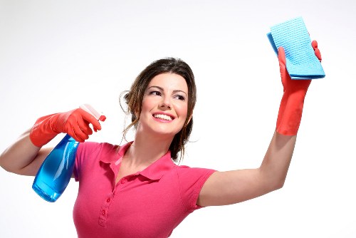 Professional cleaners tackling a move in clean in Auckland