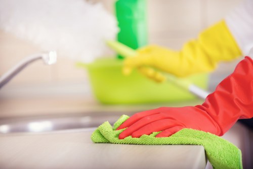 Removing stains during mattress cleaning at home